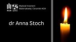 Odeszła dr Anna Stoch