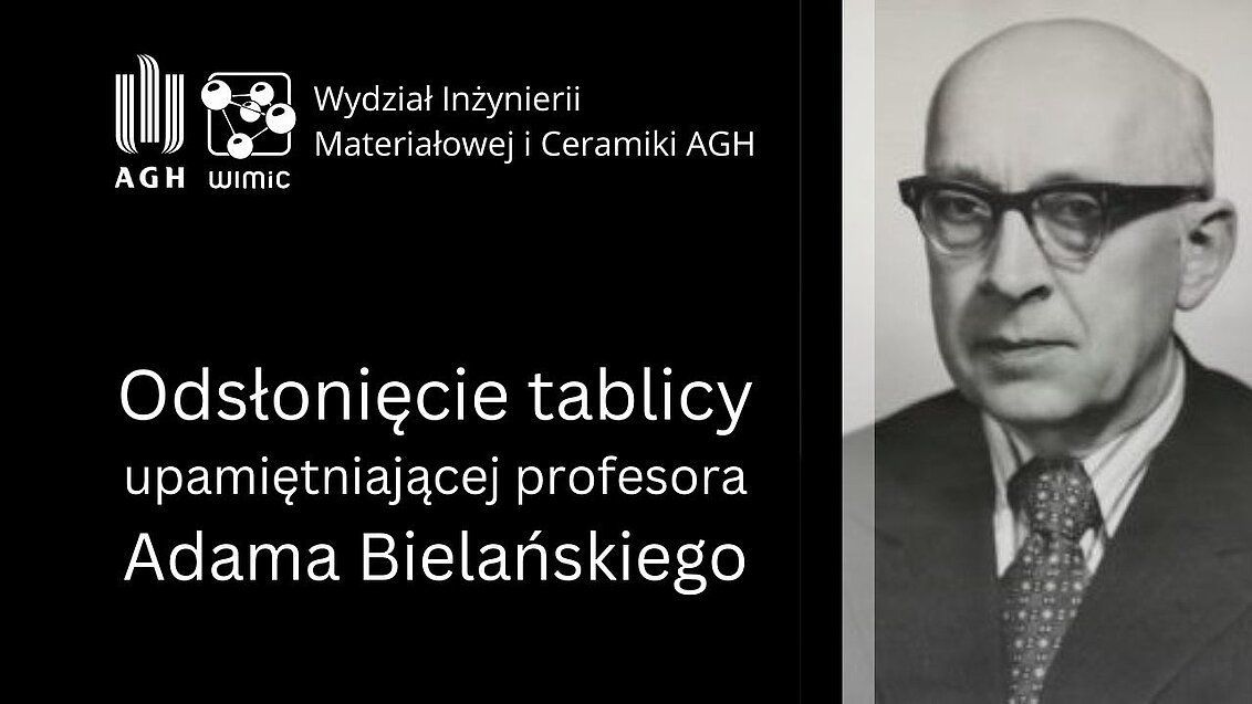 Odsłonięcie tablicy profesora Adama Bielańskiego